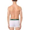 imageLacoste Mens Cotton Stretch Essentials Trunks 5Pack Amazon ExclusivesBlackWhiteSilver Chine