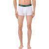 imageLacoste Mens Cotton Stretch Essentials Trunks 5Pack Amazon ExclusivesBlackWhiteSilver Chine