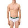imageLacoste mens Cotton Stretch Essentials Briefs 5pack Amazon ExclusivesBlackWhiteSilver Chine