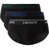 imageLacoste mens Cotton Stretch Essentials Briefs 3pack Amazon ExclusivesBlackWhiteCaptainGreen