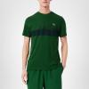 imageLacoste Mens Sport Tennis X Novak Djokovic TShirtGreenNavy Blue