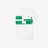 imageLacoste Mens Sport Tennis X Novak Djokovic TShirtWhiteFluorine Green