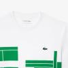 imageLacoste Mens Sport Tennis X Novak Djokovic TShirtWhiteFluorine Green