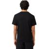 imageLacoste Mens Ultra Dry XXL Logo Sport TShirtBlack  Logo White