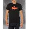 imageLacoste Mens Ultra Dry XXL Logo Sport TShirtBlackSunrise