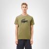 imageLacoste Mens Ultra Dry XXL Logo Sport TShirtKhakiBlack