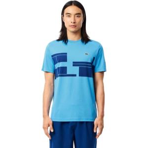 imageLacoste Mens Sport Tennis X Novak Djokovic TShirtArgentine BlueGlobe