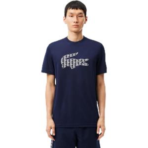 imageLacoste Mens Sport Ultra Dry Piqu Tennis TShirtNavy Blue