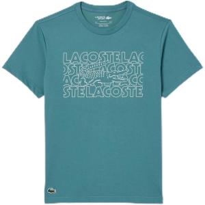 imageLacoste Mens Ultra Dry XXL Logo Sport TShirtHydro Lacoste Croc Print