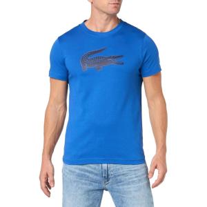 imageLacoste Mens Ultra Dry XXL Logo Sport TShirtLadigueNavy Blue