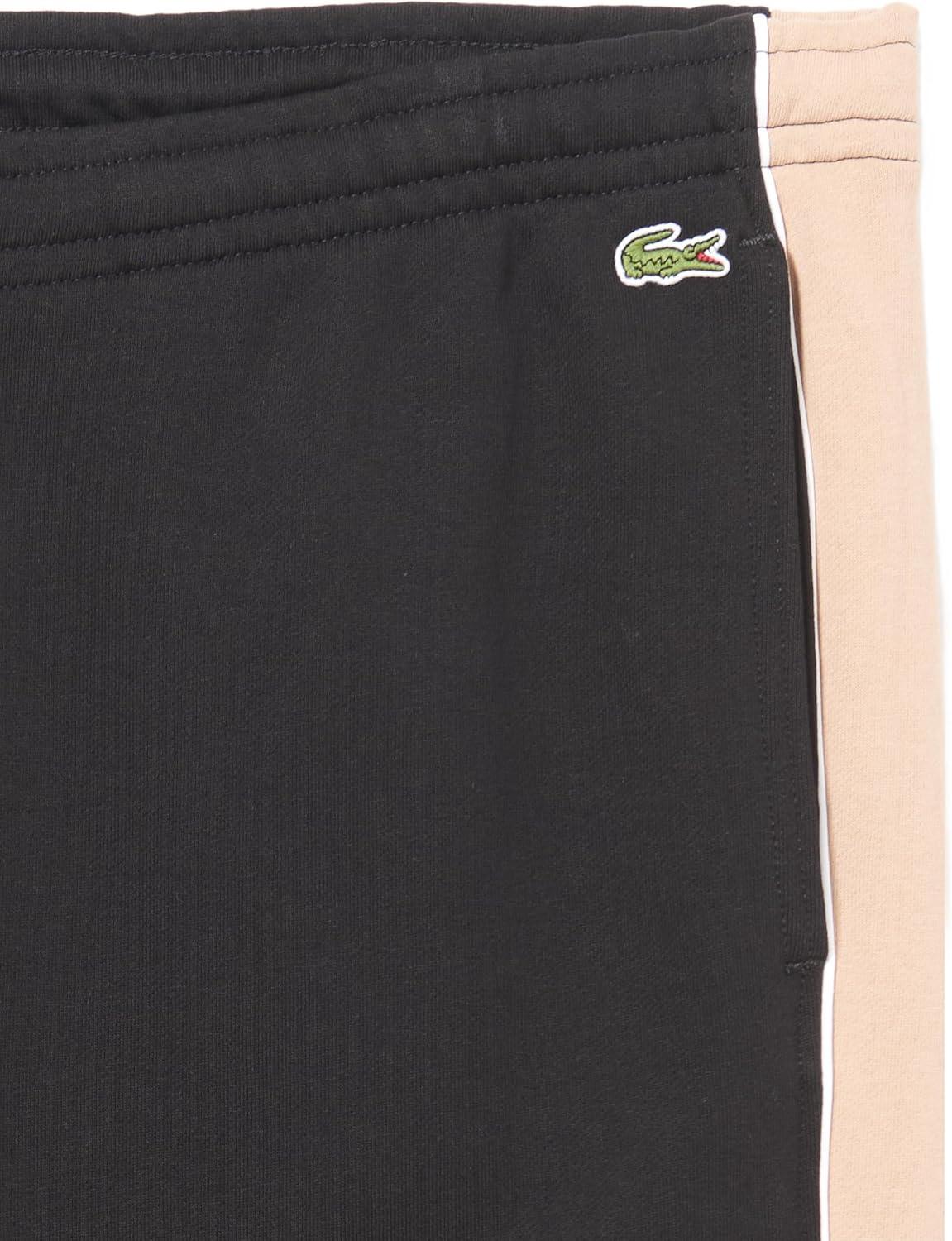 imageLacoste Mens Core Collection Tapered Fit Track PantsBlackViennese