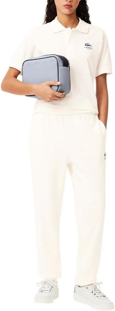 imageLacoste Mens Core Collection Tapered Fit Track PantsFlour