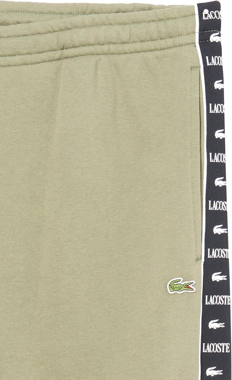 imageLacoste Mens Core Collection Tapered Fit Track PantsKhaki