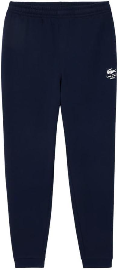 imageLacoste Mens Core Collection Tapered Fit Track PantsNavy Blue