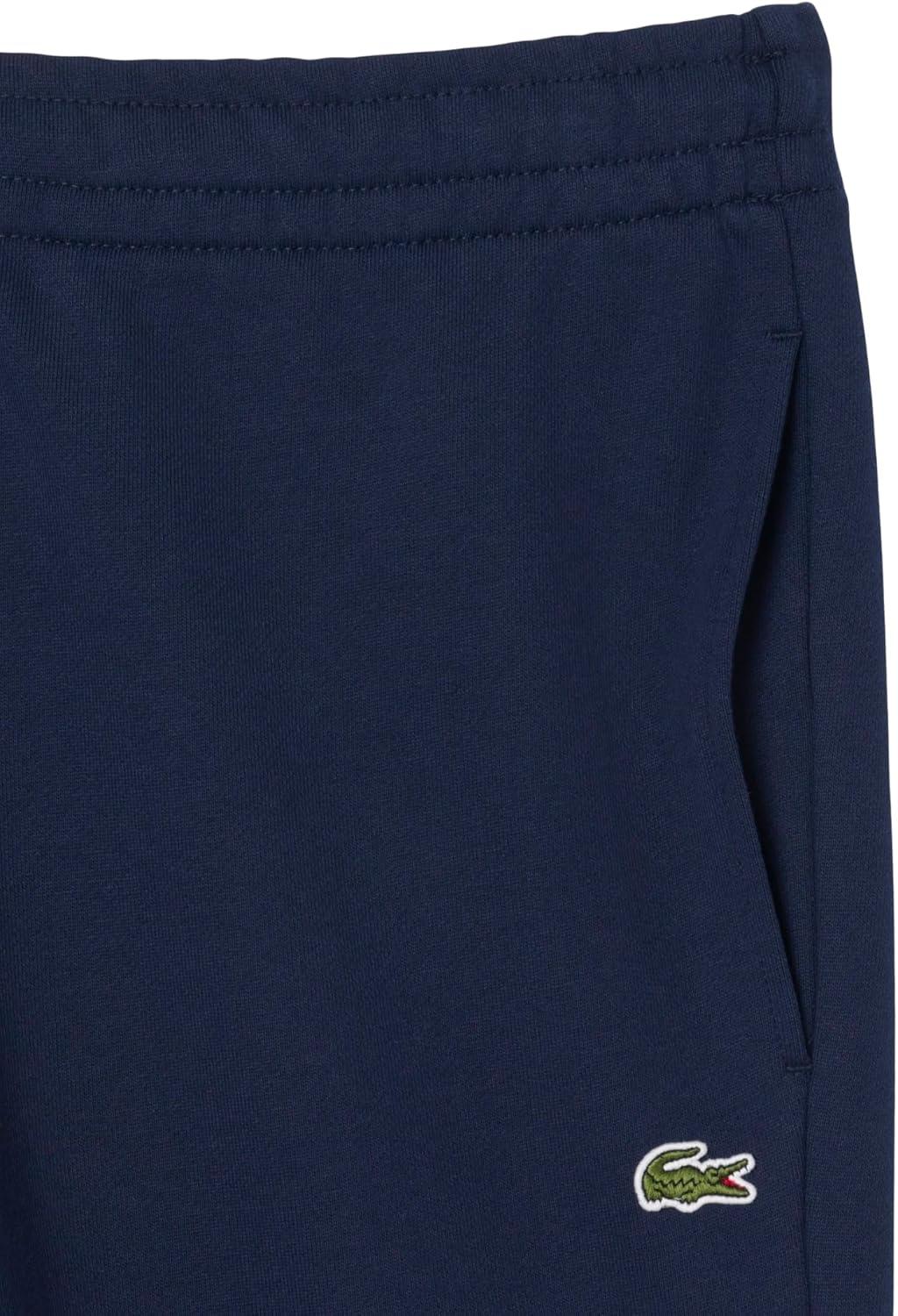 imageLacoste Mens Core Collection Tapered Fit Track PantsNavy Blue Green Croc