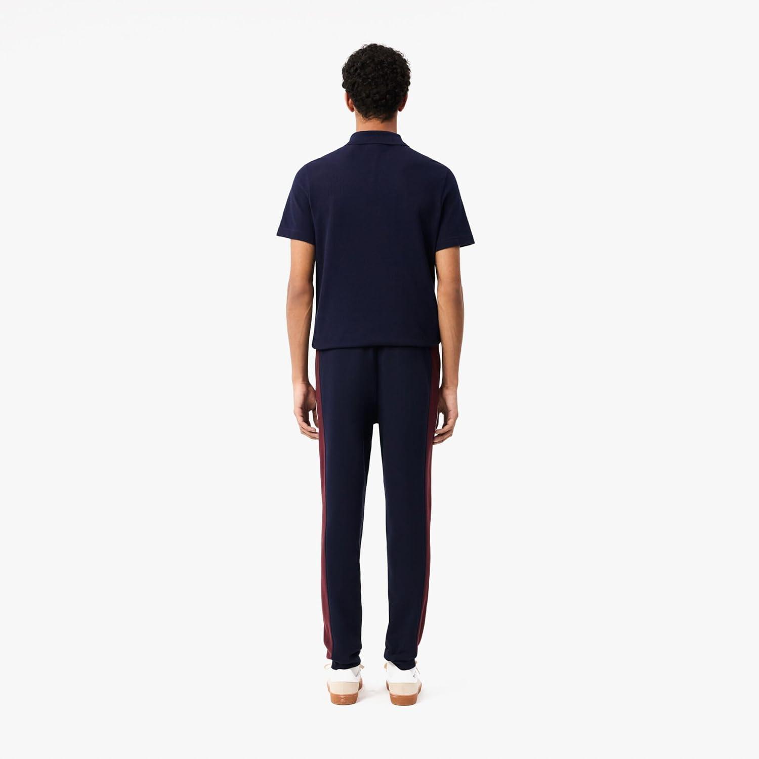 imageLacoste Mens Core Collection Tapered Fit Track PantsNavy BlueExpresso