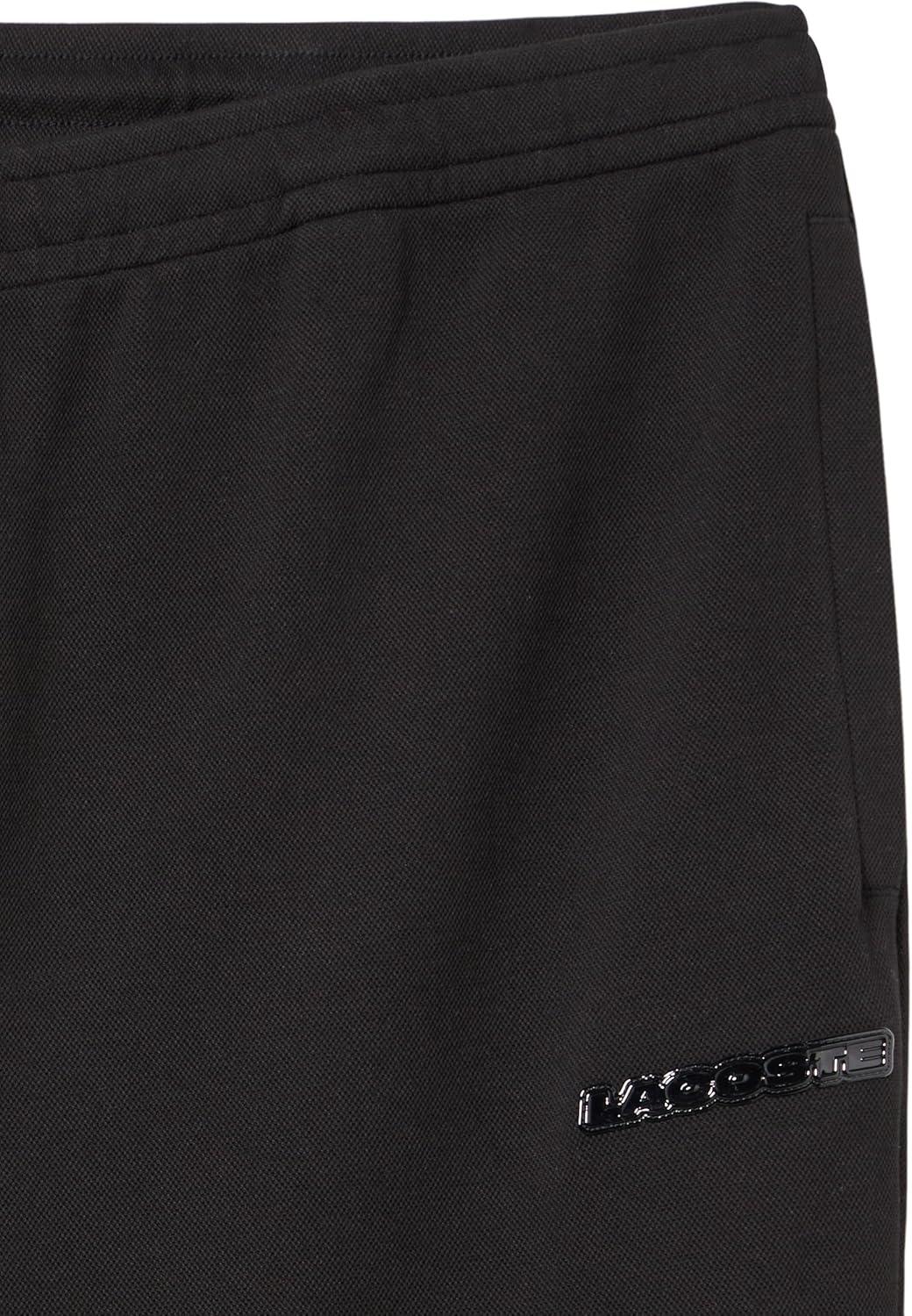 imageLacoste Mens Play with a French Legend Regular Fit Track PantsBlack