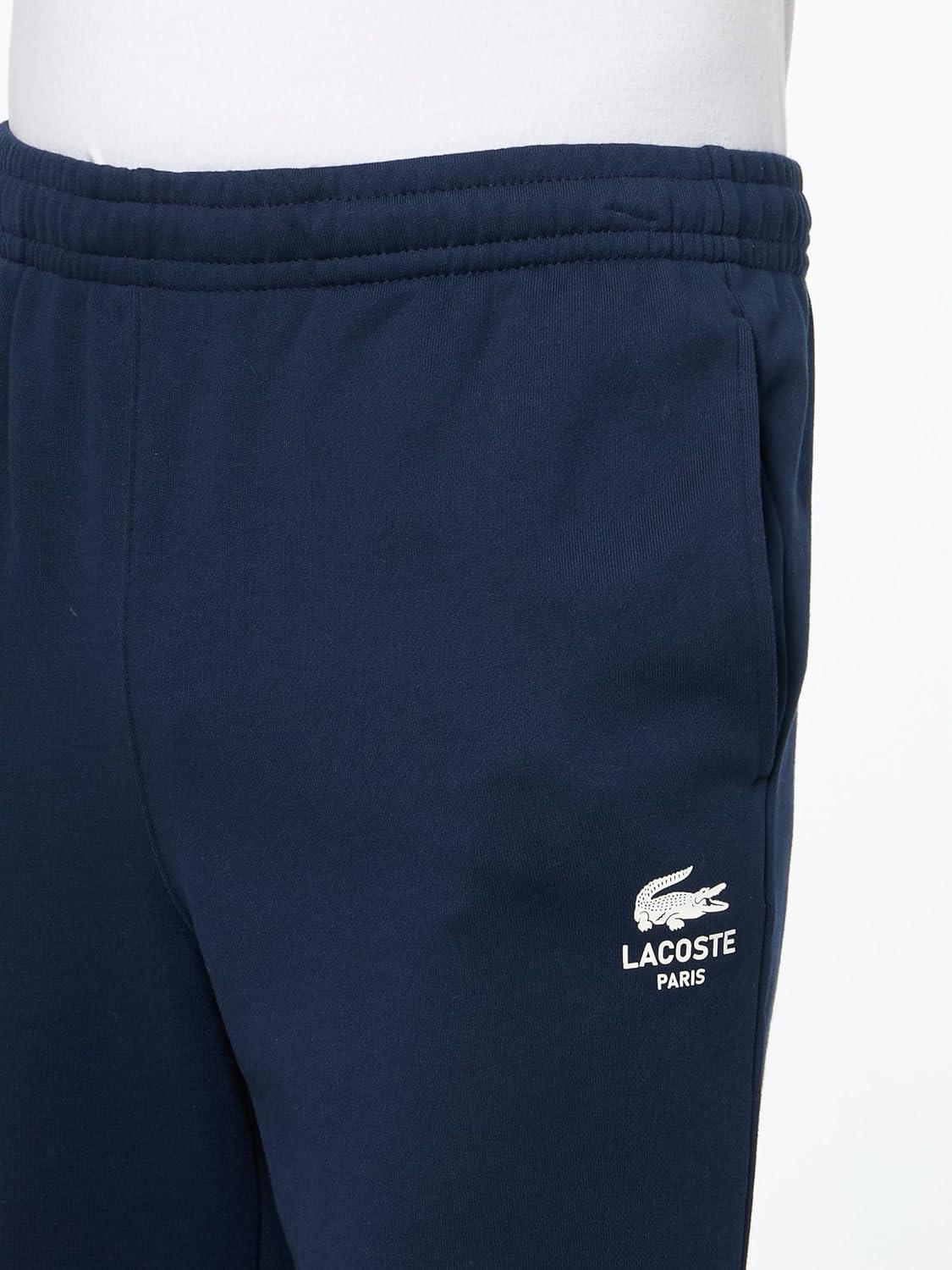 imageLacoste Mens Play with a French Legend Regular Fit Track PantsNavy Blue