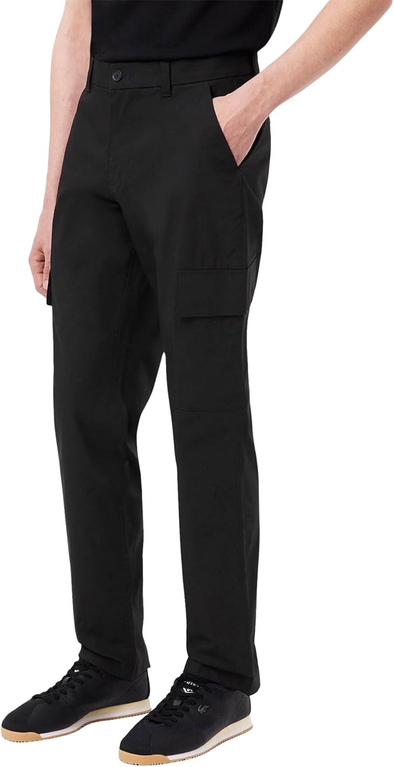 imageLacoste Mens Regular Fit Cargo PantsBlack