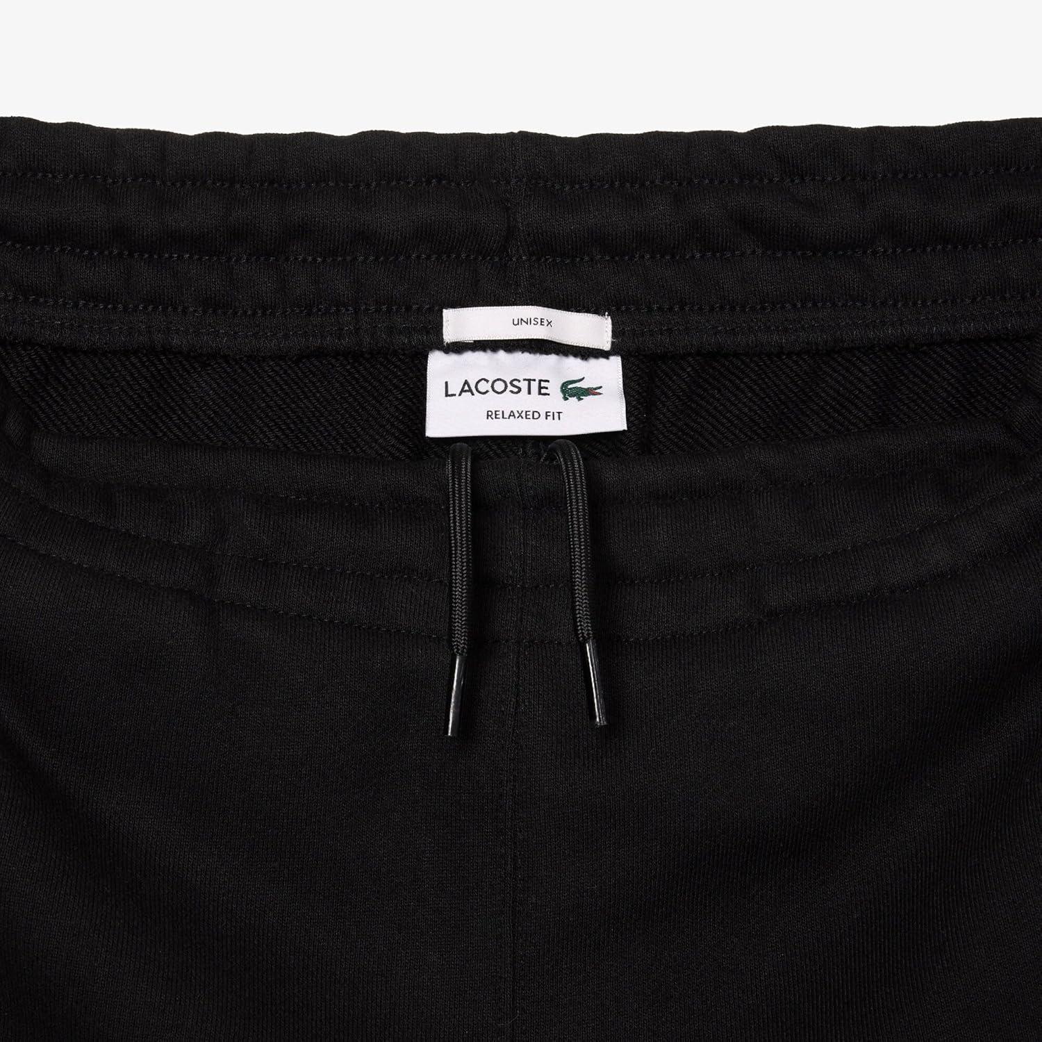 imageLacoste Mens Tapered Leg Jersey PantsBlack