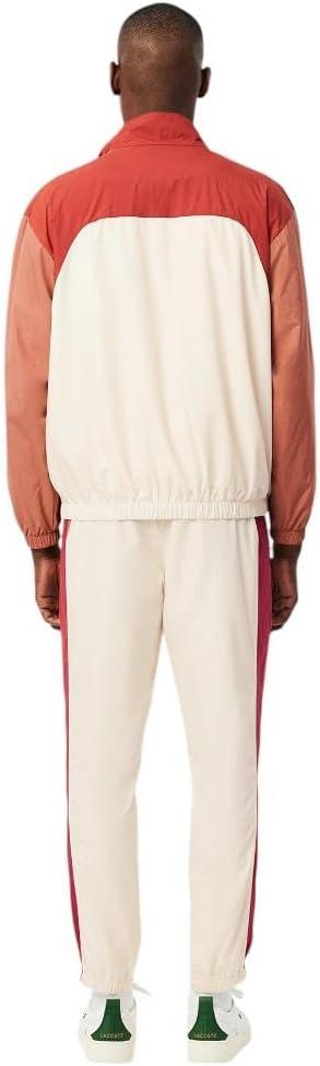 imageLacoste mens Regular Fit Colorblock TrackpantsLapland  Iberis   Track