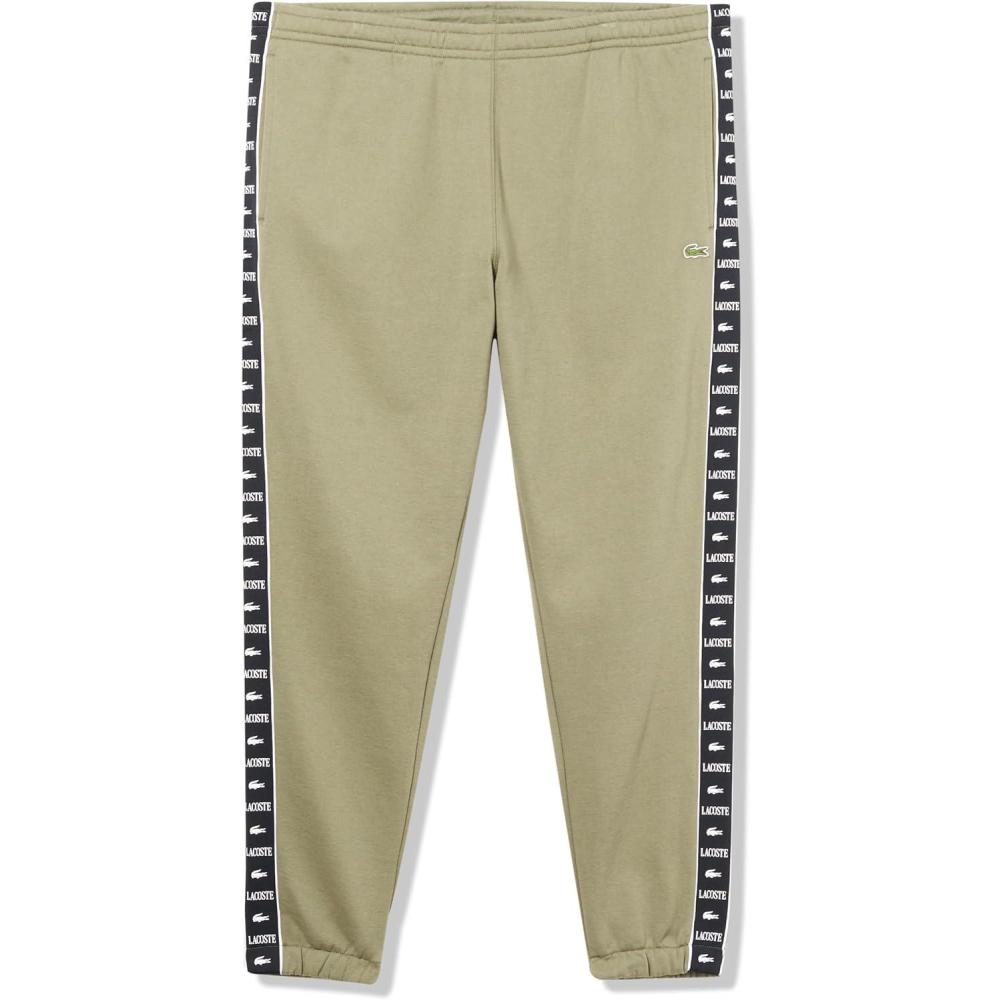 imageLacoste Mens Core Collection Tapered Fit Track PantsKhaki
