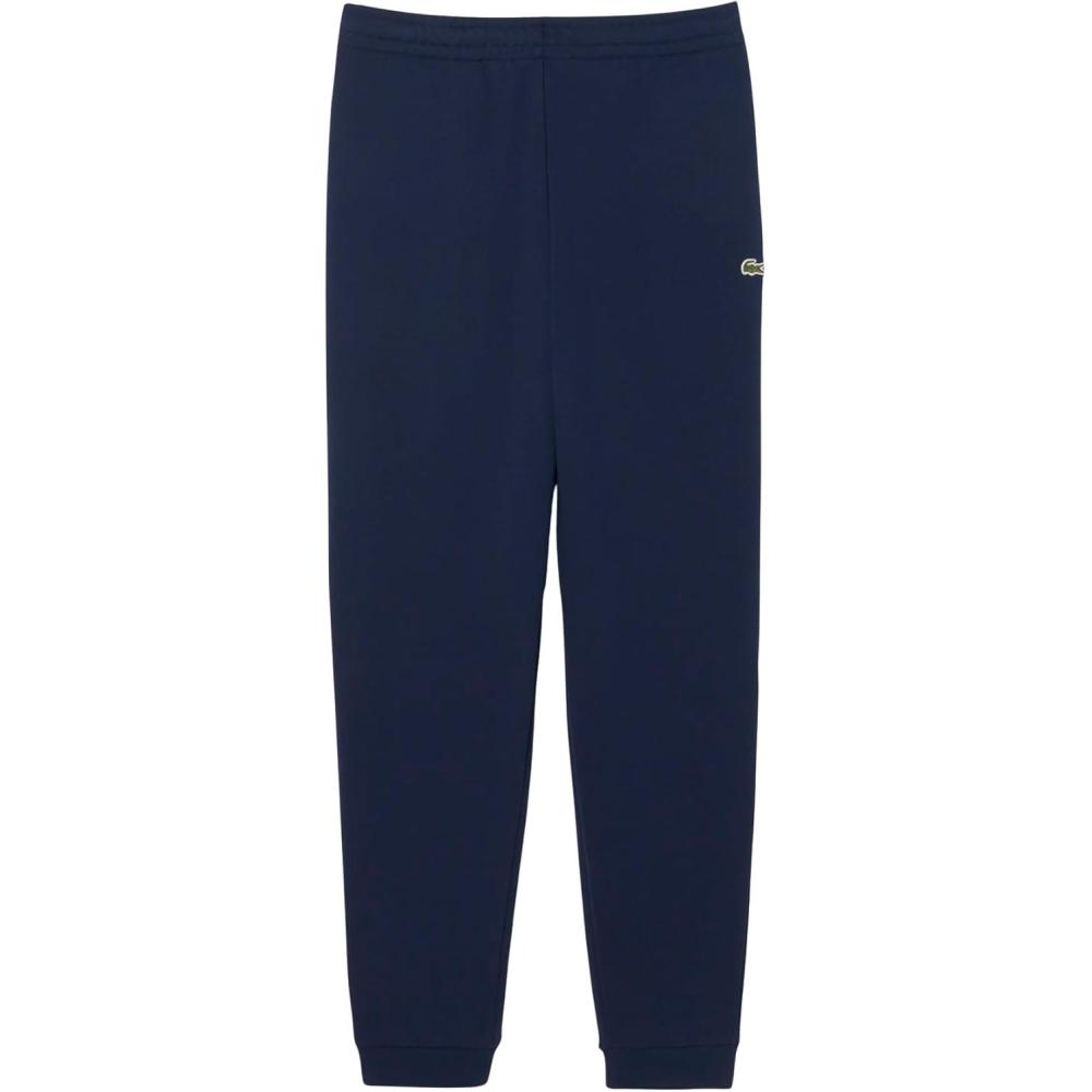 imageLacoste Mens Core Collection Tapered Fit Track PantsNavy Blue Green Croc