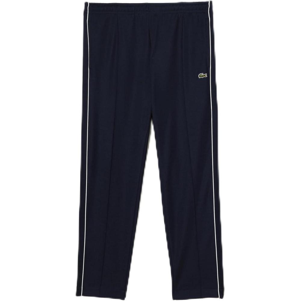 imageLacoste Mens Regular Fit Adjustable Waist Trousers MmNavy Blue