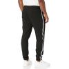 imageLacoste Mens Core Collection Tapered Fit Track PantsBlack Taping