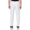 imageLacoste Mens Core Collection Tapered Fit Track PantsWhite Green Croc