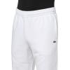 imageLacoste Mens Core Collection Tapered Fit Track PantsWhite Green Croc