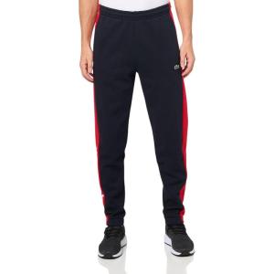 imageLacoste Mens Core Collection Tapered Fit Track PantsAbysmRed