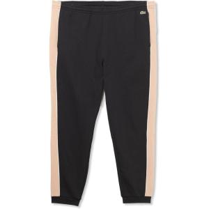 imageLacoste Mens Core Collection Tapered Fit Track PantsBlackViennese