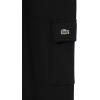 imageLacoste Mens Regular Fit NonBrushed Fleece Cargo SweatpantsBlack
