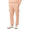 imageLacoste Mens Regular Fit NonBrushed Fleece Cargo SweatpantsLatte