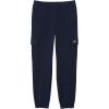 imageLacoste Mens Regular Fit NonBrushed Fleece Cargo SweatpantsNavy Blue
