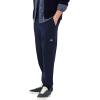 imageLacoste Mens Regular Fit NonBrushed Fleece Cargo SweatpantsNavy Blue