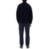 imageLacoste Mens Regular Fit NonBrushed Fleece Cargo SweatpantsNavy Blue