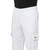 imageLacoste Mens Regular Fit NonBrushed Fleece Cargo SweatpantsWhite