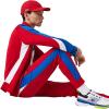 imageLacoste mens Sport Runresistant Tennis TrackpantsRedMarinaWhite