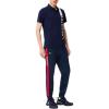 imageLacoste Mens Sport Printed SweatpantsNavy BlueGrenadine Red