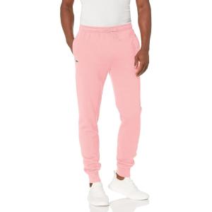 imageLacoste Mens Sport Fleece Trackpant With Rib Leg OpeningLotus Pink