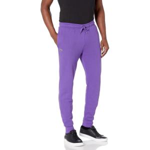 imageLacoste Mens Sport Fleece Trackpant With Rib Leg OpeningRegal Purple