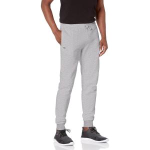 imageLacoste Mens Sport Fleece Trackpant With Rib Leg OpeningSilver Chine