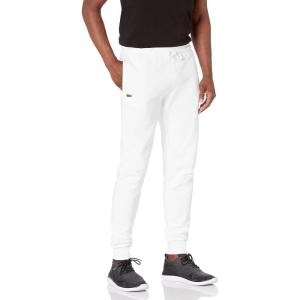 imageLacoste Mens Sport Fleece Trackpant With Rib Leg OpeningWhite
