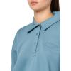imageLacoste Womens Polo Collar SweatshirtShark Grey