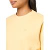 imageLacoste womens Oversized Cotton SweatshirtSesame Yellow