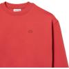 imageLacoste womens Oversized Cotton SweatshirtSierra Red