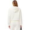 imageLacoste womens Relaxed Fit Double Face Pique HoodieFlour