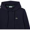 imageLacoste womens Relaxed Fit Double Face Pique HoodieMidnight Blue